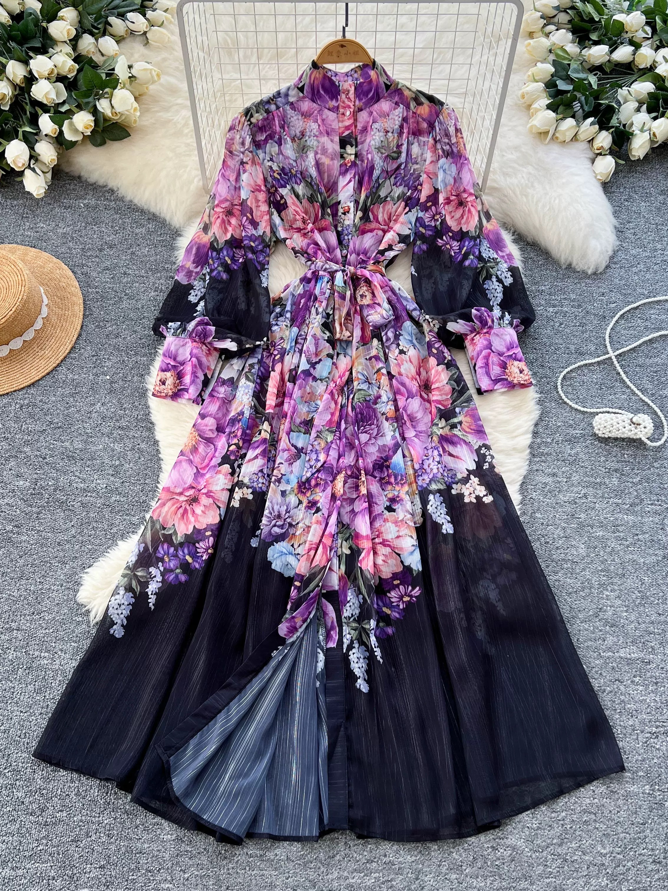 Come and see me print Dress ED190 images